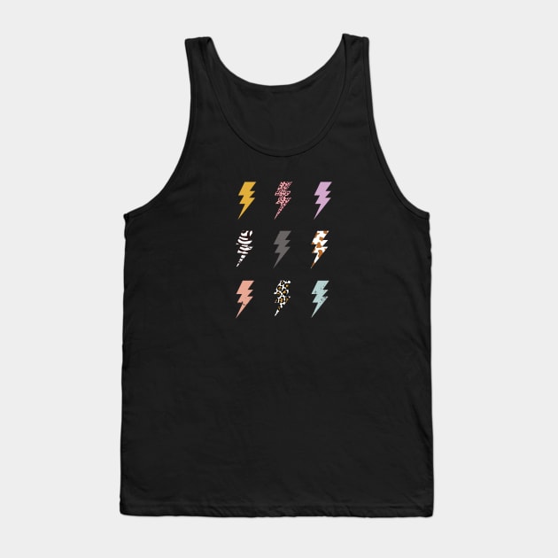 Lightning Bolt Tank Top by tonyspencer